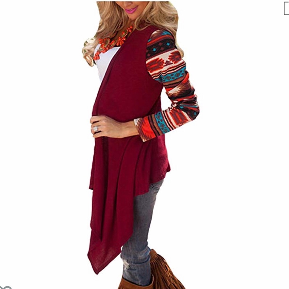 Boho Cardigan Pullover - Picture 2 of 5